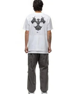 Acronym S28-Pr-B Short Sleeve T-Shirt White>Men T-Shirts
