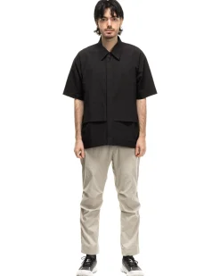 CCP Ss-Tb104 Ss Over Shirt Black>Men Shirts