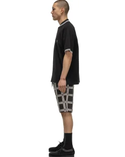 Needles String Cowboy Short-R/C Lawn Cloth/Papillon Plaid Black><noscript><img width=