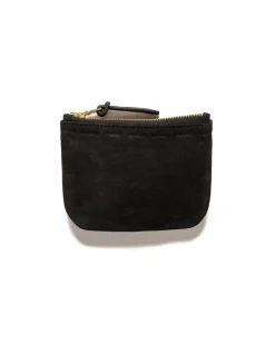 visvim Suede Wallet Black>Men Accessories