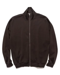 AURALEE Super High Gauge Sweat Zip Blouson Dark Brown>Men Outerwear