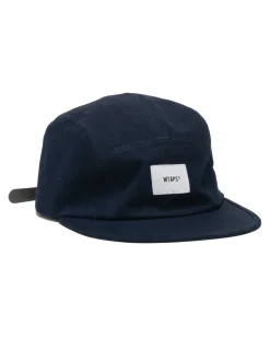 WTAPS T-5 02/Cap/Cotton. Denim Indigo>Men Headwear