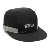 WTAPS T-7/Cap/Nylon. Taffeta. Wtvua Black>Men Headwear