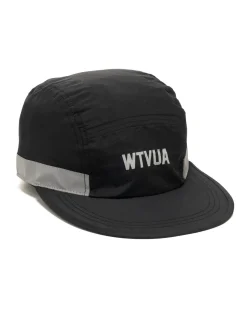 WTAPS T-7/Cap/Nylon. Taffeta. Wtvua Black>Men Headwear