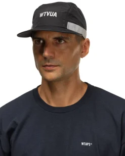 WTAPS T-7/Cap/Nylon. Taffeta. Wtvua Black>Men Headwear