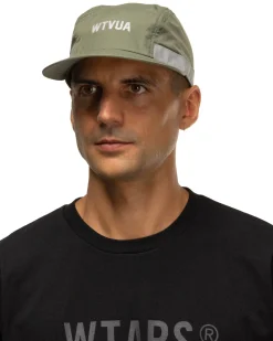 WTAPS T-7/Cap/Nylon. Taffeta. Wtvua Olive Drab>Men Headwear