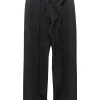 sacai Technical Jersey Pants Black>Men Bottoms