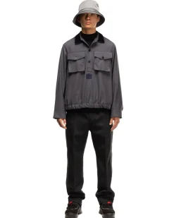 sacai Technical Jersey Pants Black>Men Bottoms