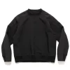 sacai Technical Jersey Pullover Black>Men Sweaters