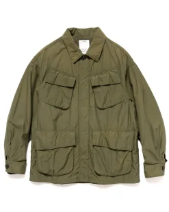 visvim Tropical Combat Jkt Olive>Men Outerwear