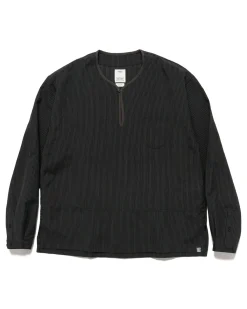 visvim Tunic P.O. Santome Navy>Men Shirts