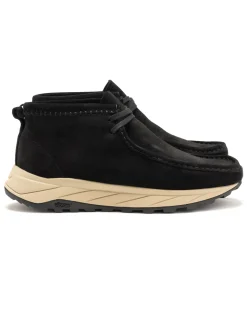Clarks Originals Wallabee Eden Black Suede>Men Footwear