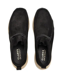 Clarks Originals Wallabee Eden Black Suede><noscript><img width=