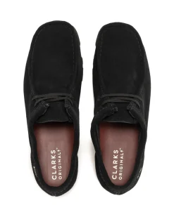 Clarks Originals Wallabee Gtx Suede Black><noscript><img width=