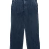 Sophnet. Washed Denim Straight Pants Indigo>Men Bottoms