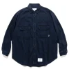 WTAPS Wcpo/Ls/Cotton. Denim Indigo>Men Shirts