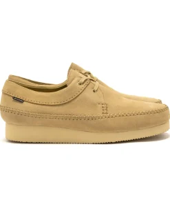 Clarks Originals Weaver Gtx Suede Maple>Men Footwear