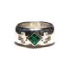 MAPLE Wednesday Ring Silver 925/Emerald>Men Accessories
