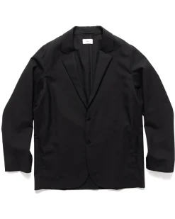 ATON Wool Tropical Tailored Jacket Black>Men Outerwear