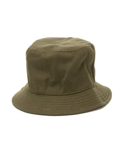 Stone Island Wool/Polyester Gabardine Bucket Hat Olive><noscript><img width=