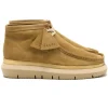 sacai X Clarks Hybrid Wallabee Beige>Men Footwear